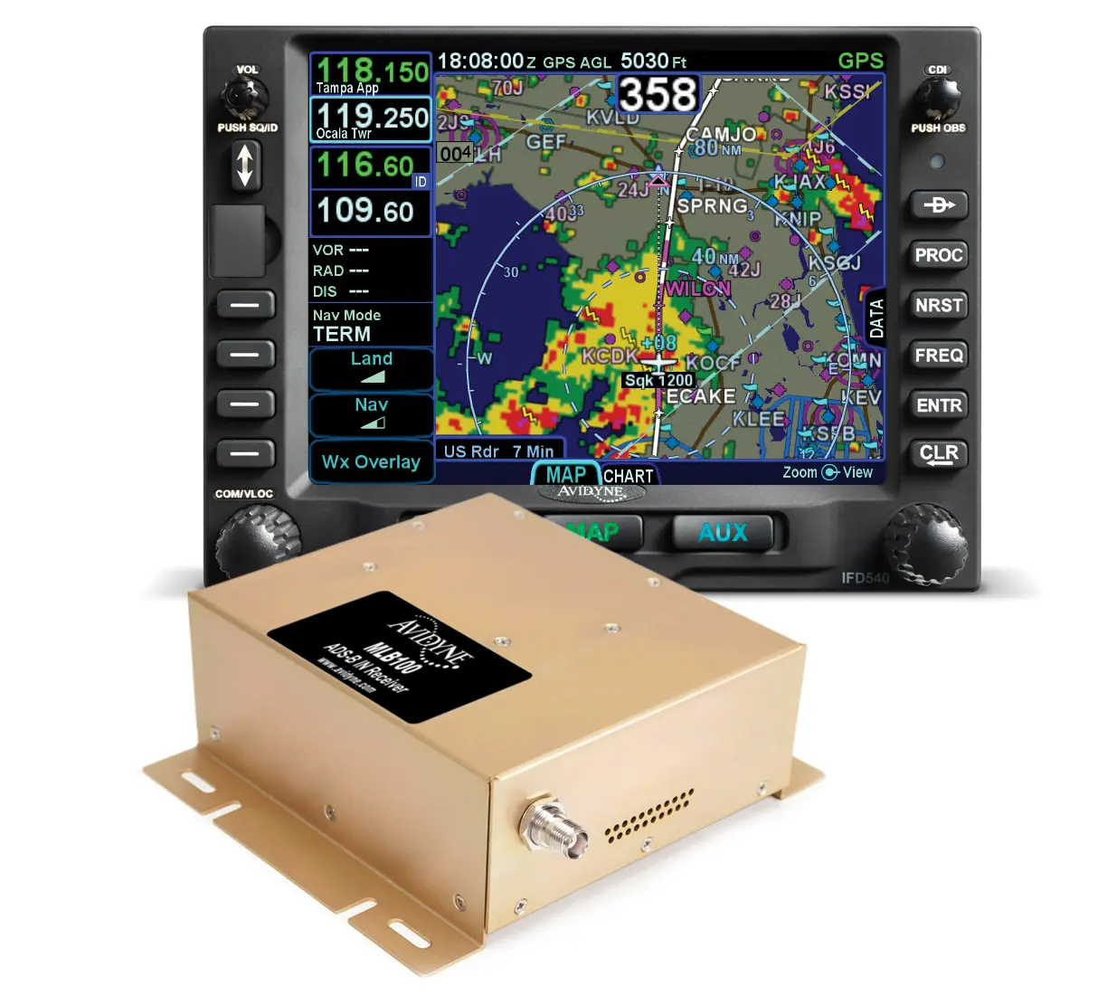 Avidyne Partners with FreeFlight for ADS-B In