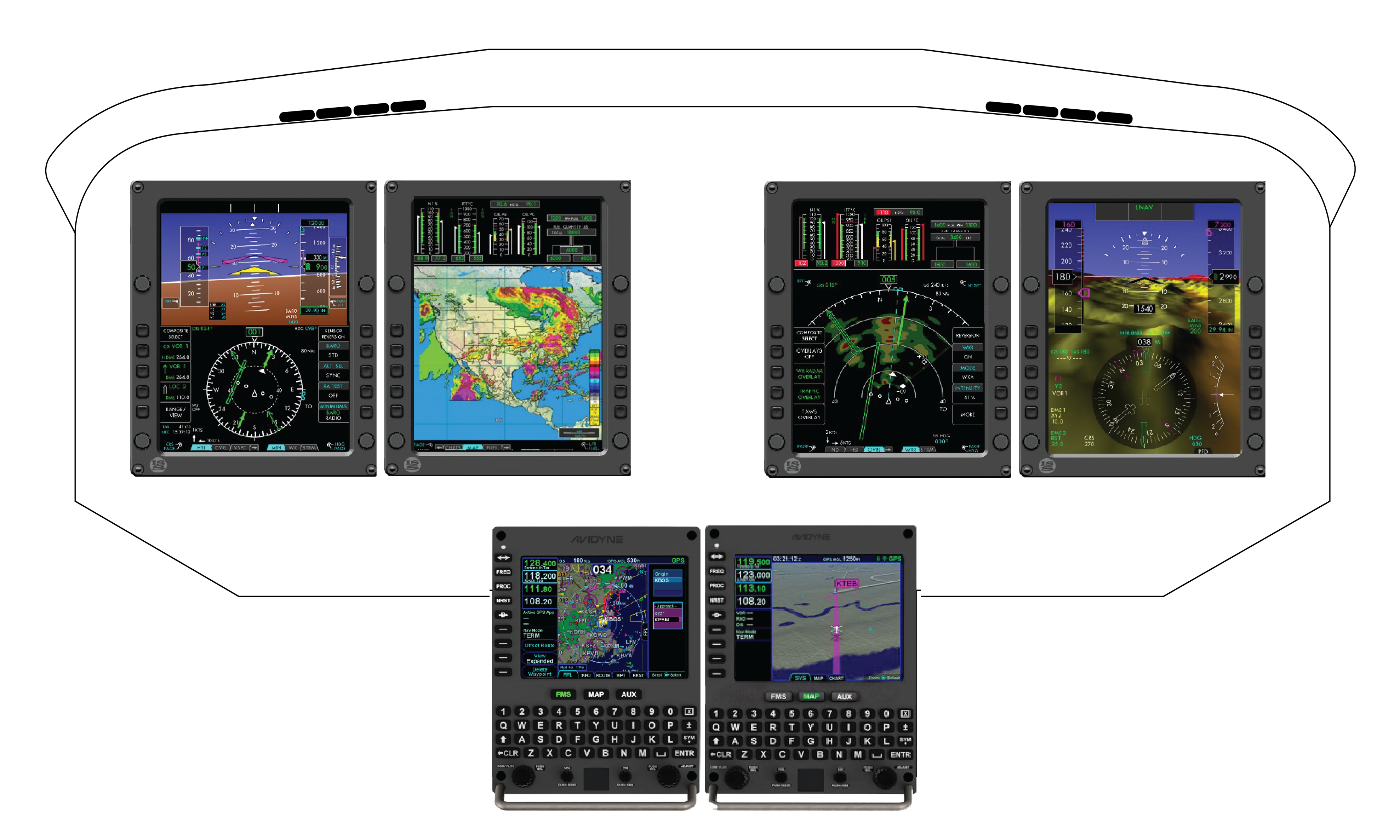 AVIDYNE AND IS&S ANNOUNCE HELIX INTEGRATED FLIGHT DECK FOR HELICOPTERS